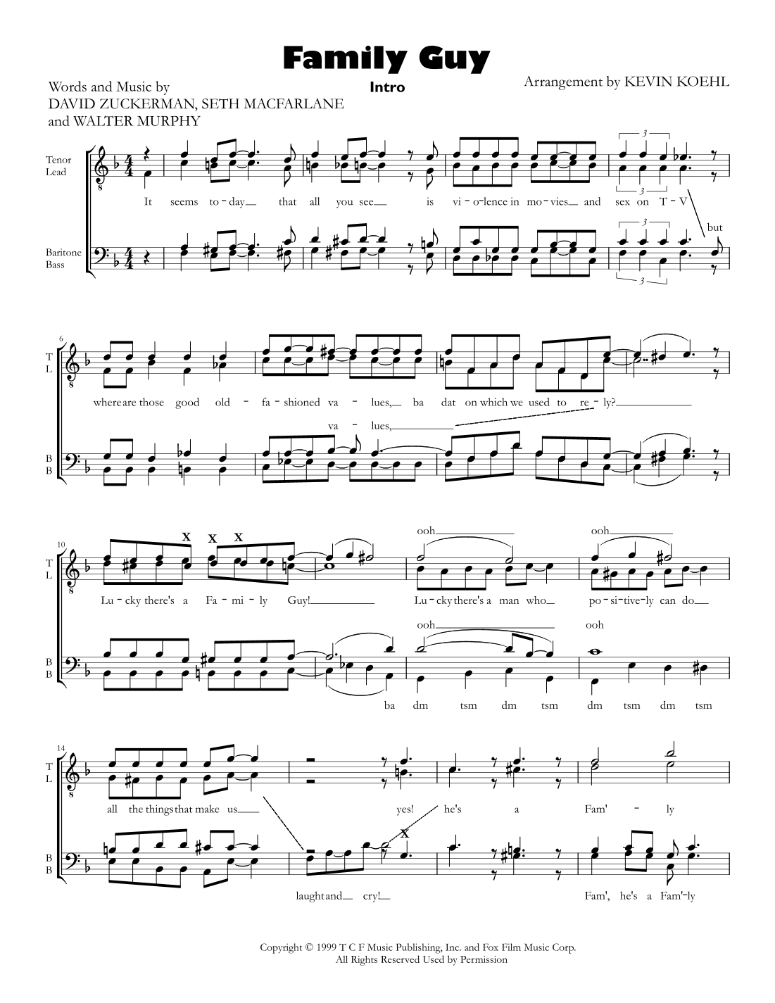 Theme From Family Guy (arr. Kevin Koehl)