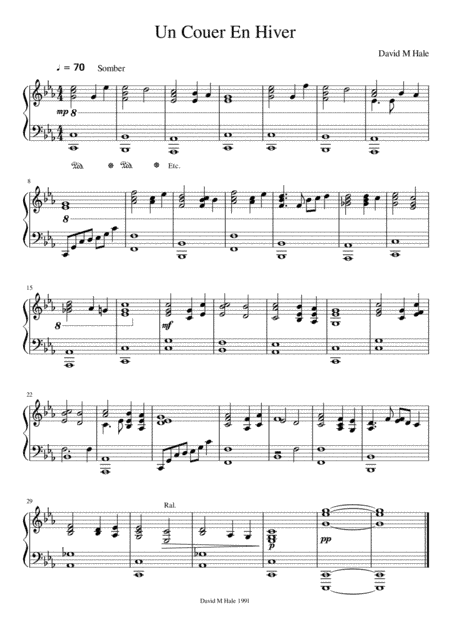 Un Couer En Hiver (A Heart In Winter)