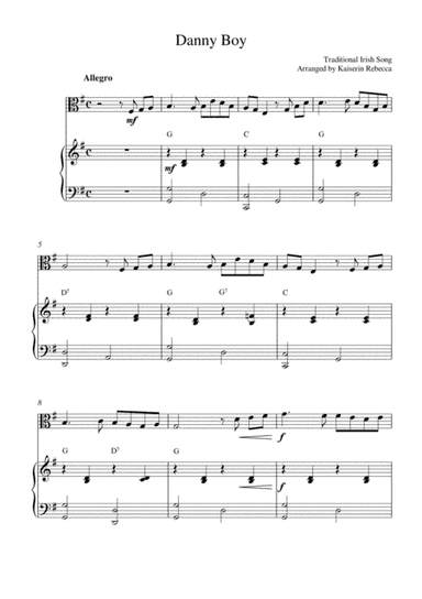 Danny Boy (arr. Kaiserin Rebecca)