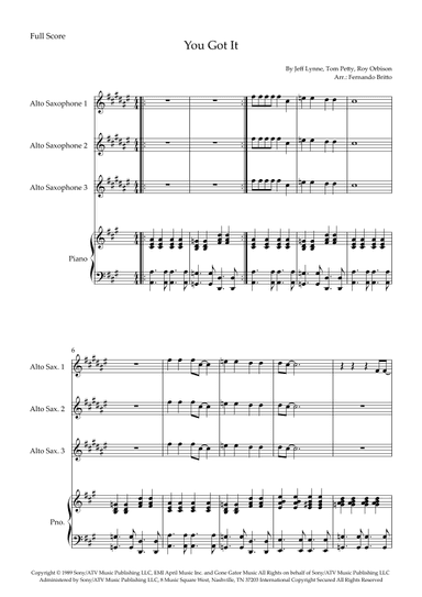 You Got It (arr. Fernando Britto)