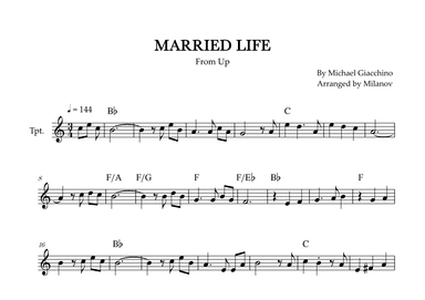 Married Life (arr. Milanov)