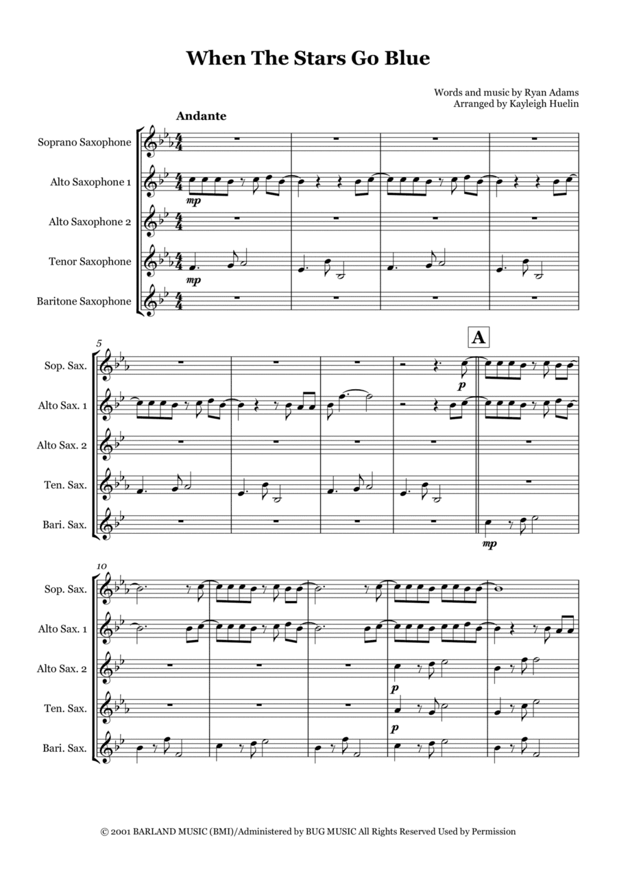 When The Stars Go Blue (arr. Kayleigh Huelin)
