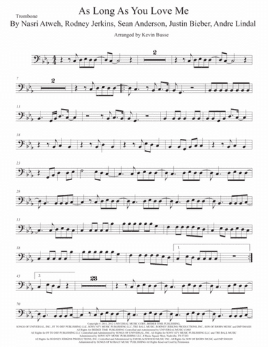 As Long As You Love Me (arr. Kevin Busse)