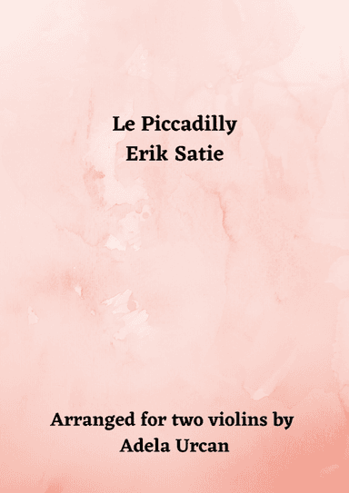 The Piccadilly (arr. Adela Urcan)