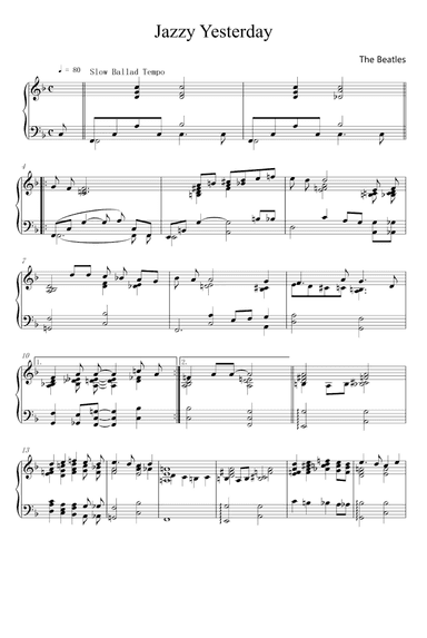 Yesterday (arr. The Beatles)