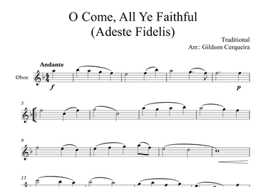 O Come, All Ye Faithful (Adeste Fidelis) (arr. Gildson Cerqueira)