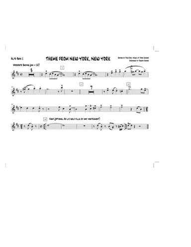 Theme From "New York, New York" (arr. Joe Hasper)