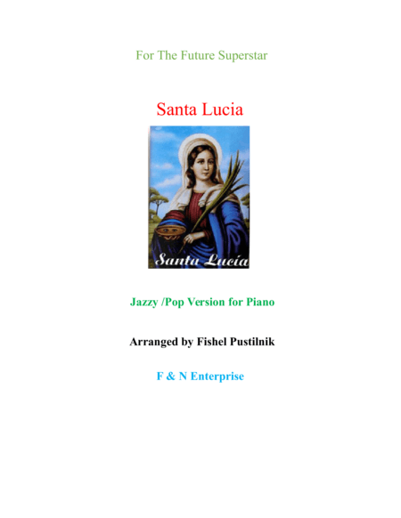Santa Lucia-Jazzy/Pop Version (arr. F & N Enterprise)