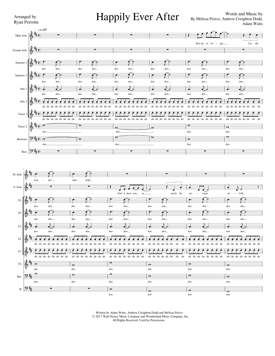 Happily Ever After (arr. Ryan Perrotte)