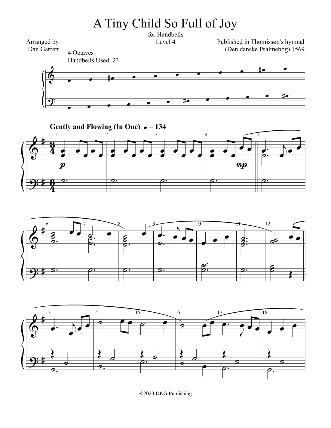 A Tiny Child So Full of Joy (arr. Dan Garrett)