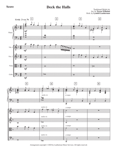 Deck the Halls (arr. Teresa Wilhelmi and Lyndell Leatherman)