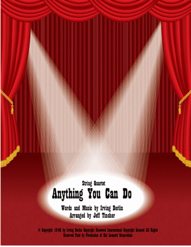 Anything You Can Do (arr. Jeff Tincher)