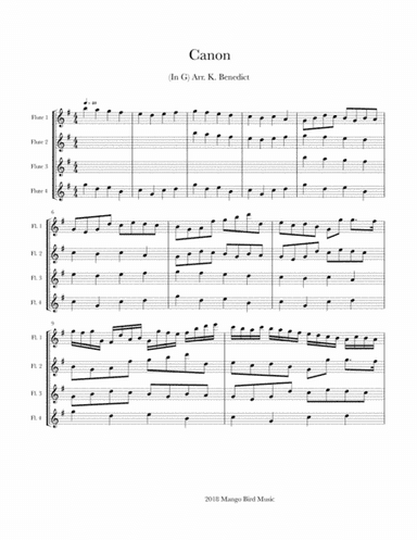Canon (arr. Kristina Benedict)