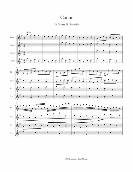 Canon (arr. Kristina Benedict)