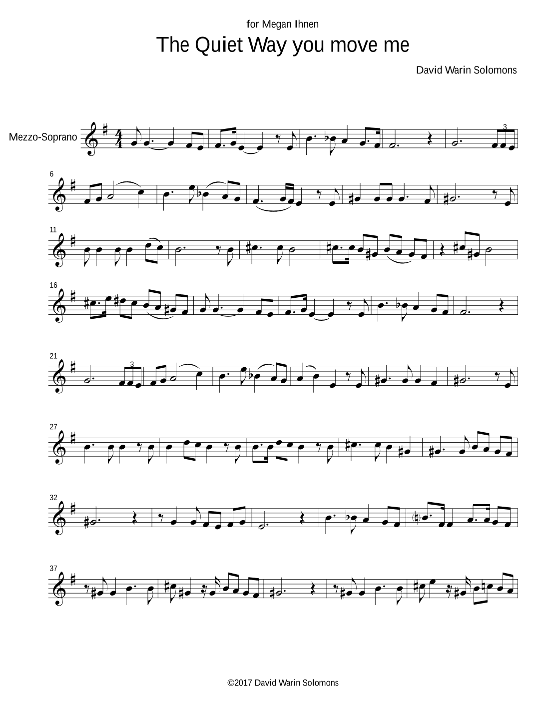 The quiet way you move me (wordless lullaby)