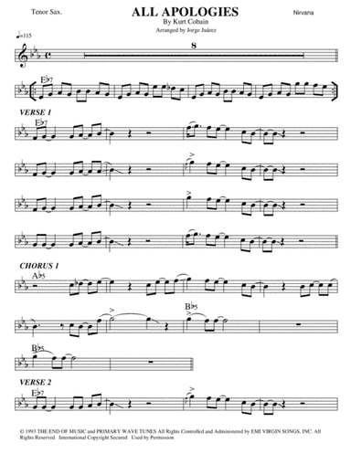 All Apologies (arr. Jorge Juárez)