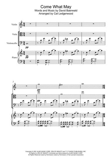 Come What May (arr. Cat Ledgerwood)