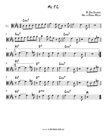 Mr. P.c. (arr. Dominic Meccia)