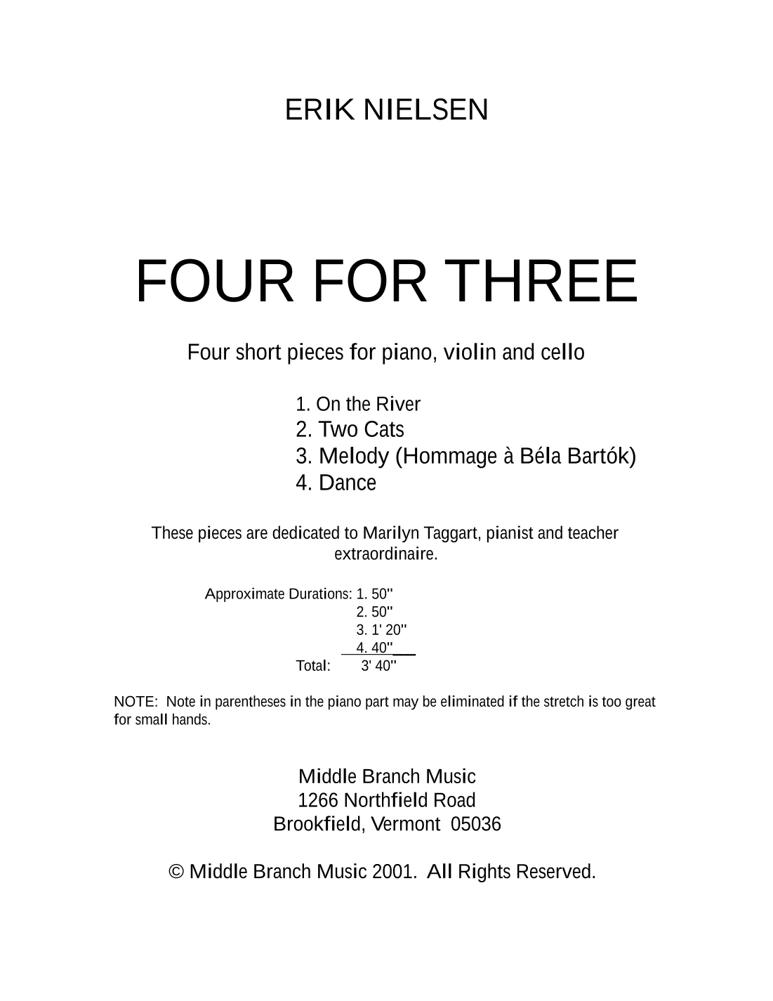 Four For Three
