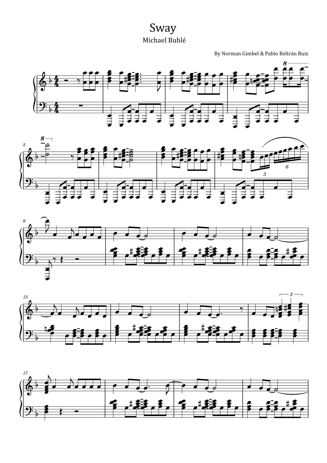 Mucho Mambo (sway) (arr. poon)
