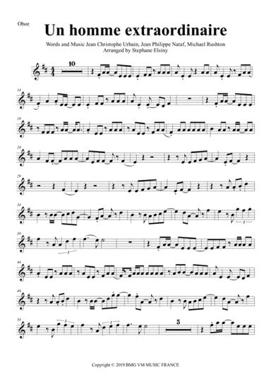 Un Homme Extraordinaire (arr. Stephane ELSINY)