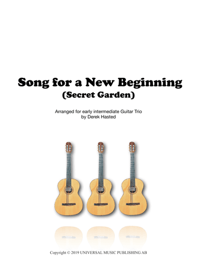 Song For A New Beginning (arr. Derek Hasted)