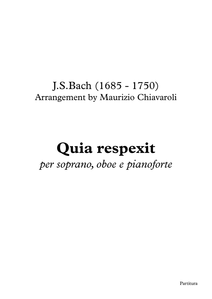Quia respexit (arr. Maurizio Chiavaroli)