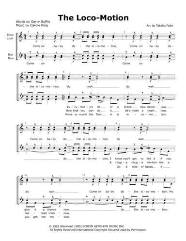 The Loco-motion (arr. Takako Fuke)
