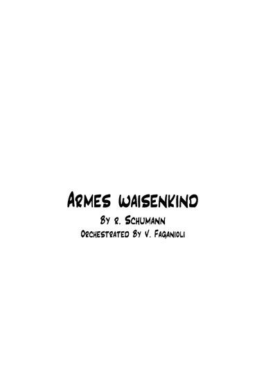 Armes waisenkind (arr. Valdeci Faganioli)