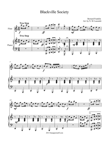 Blackville Society (arr. Nick Lacanski)