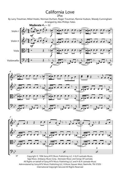 California Love (remix) (arr. Alex Phillips-Yates)