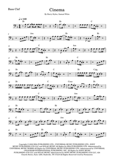 Cinema (arr. Fabio Eduardo de Oliveira)