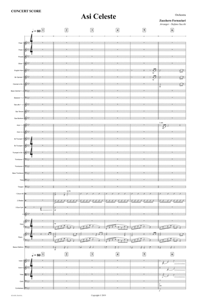 Asi Celeste (arr. Stefano Sacchi)