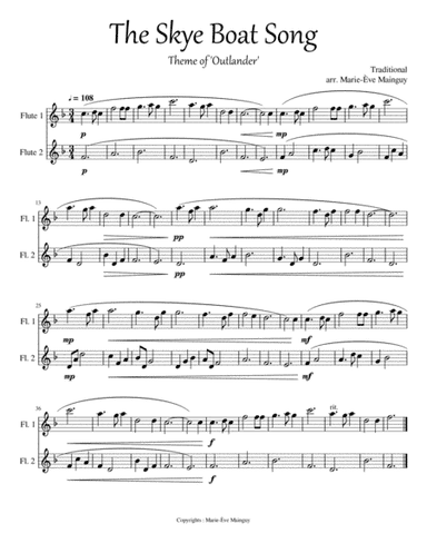 The Skye Boat Song (arr. Marie-Ève Mainguy)