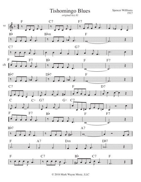 Tishomingo Blues (arr. Mark Huxhold)