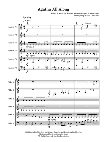 Agatha All Along (arr. Laura Chicarello)