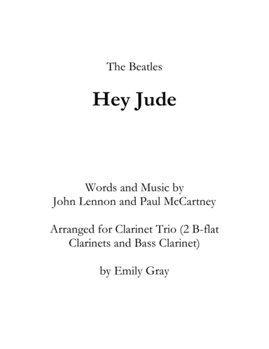 Hey Jude (arr. Emily Gray)