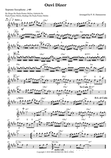 Ouvi Dizer (arr. P.H. Damasceno)