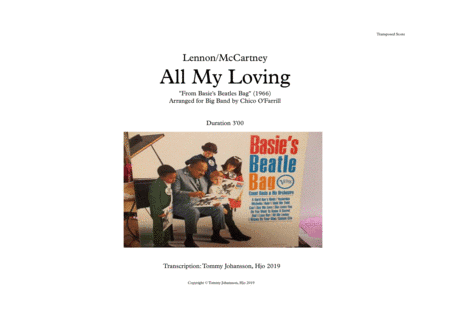 All My Loving (arr. Chico O' Farrill, Tommy Johansson)
