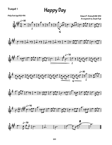 Happy Day (Brass Quintet) (arr. Joseph Pugh)