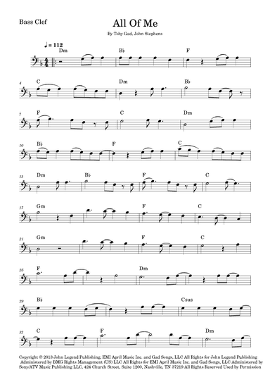 All Of Me (arr. Fabio Eduardo de Oliveira)