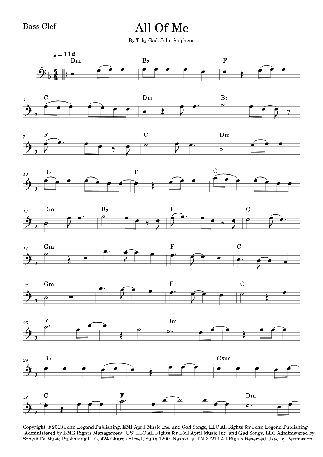 All Of Me (arr. Fabio Eduardo de Oliveira)