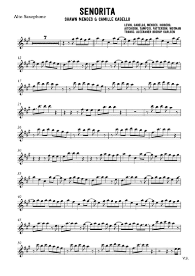 Senorita (arr. Alexander Bosrup Karlsen)