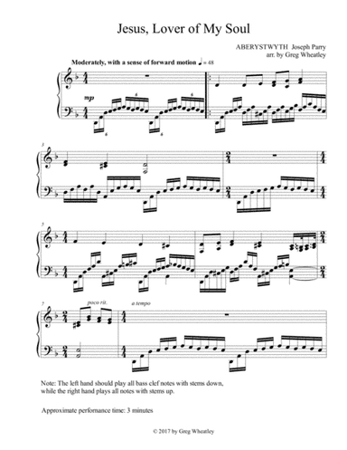 Jesus, Lover of My Soul (arr. Greg Wheatley)