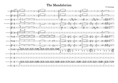 The Mandalorian (arr. Ethan Gammage)