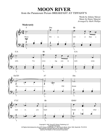 Moon River (arr. Mark Phillips)