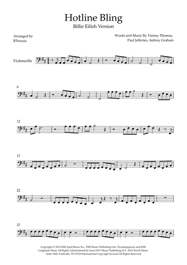 Hotline Bling (arr. BTmusic)