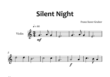 Silent Night (arr. Glauco Fernandes)