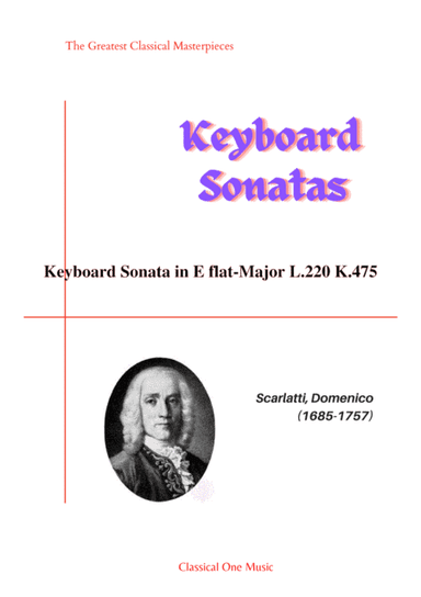 Scarlatti-Sonata in E flat-Major L.220 K.475(piano) (arr. MPS)