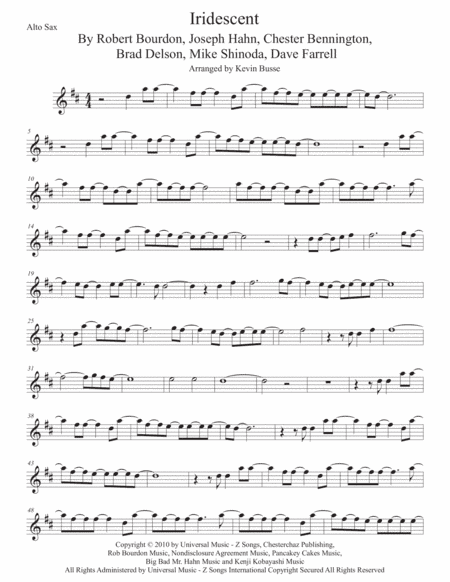 Iridescent (arr. Kevin Busse)